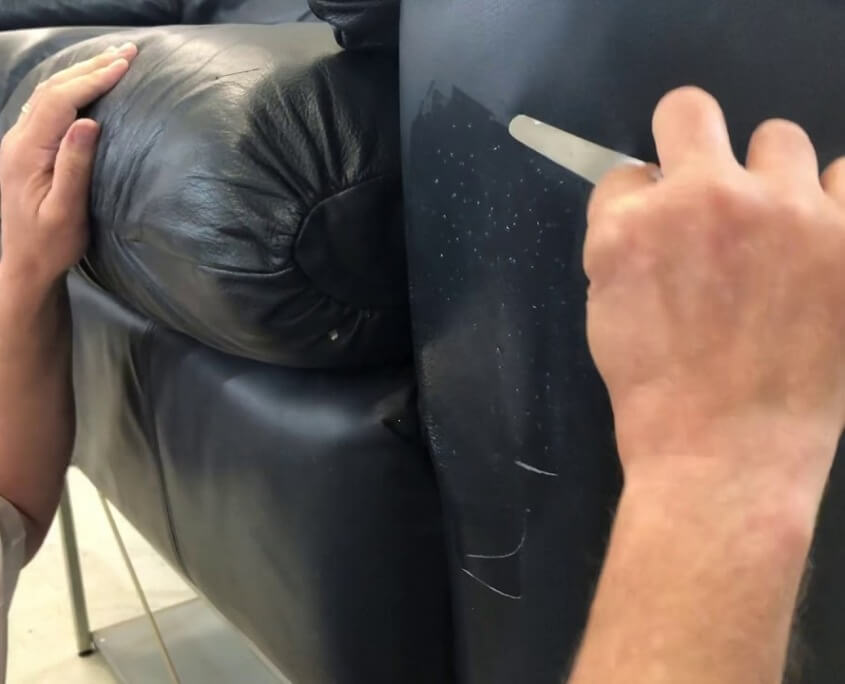 leather vinyl pet scratch repairs